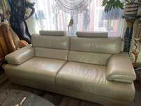 Sofa duza kanapa ze skóry naturalnej tzw trójka
