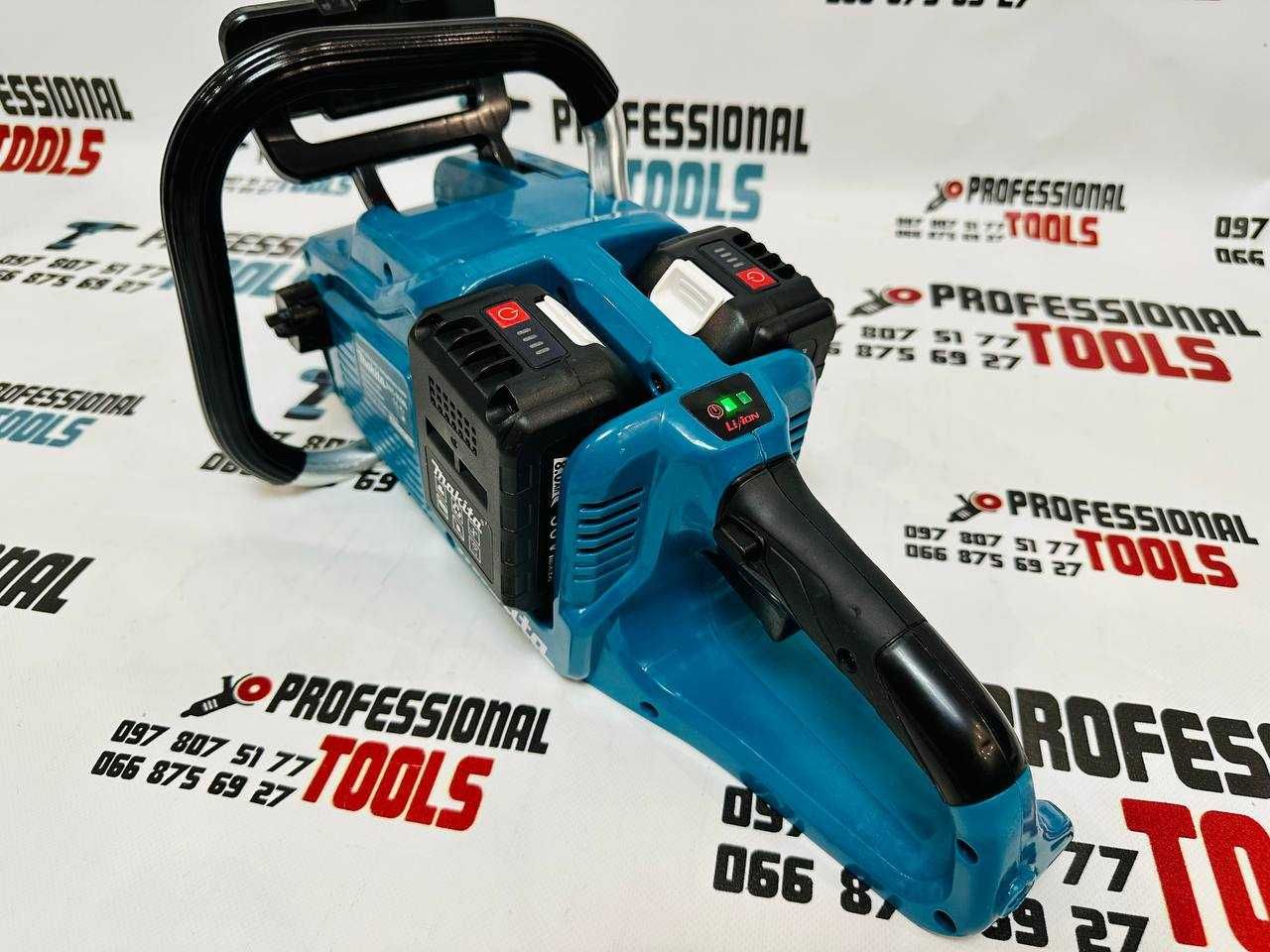 Акумуляторна цепная пила Makita DUC 355 BL 36V8А Безщіткова ЗП 2 порта