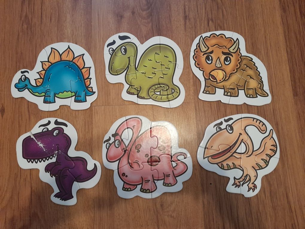 Alexander, puzzle dla maluszków Dinozaury