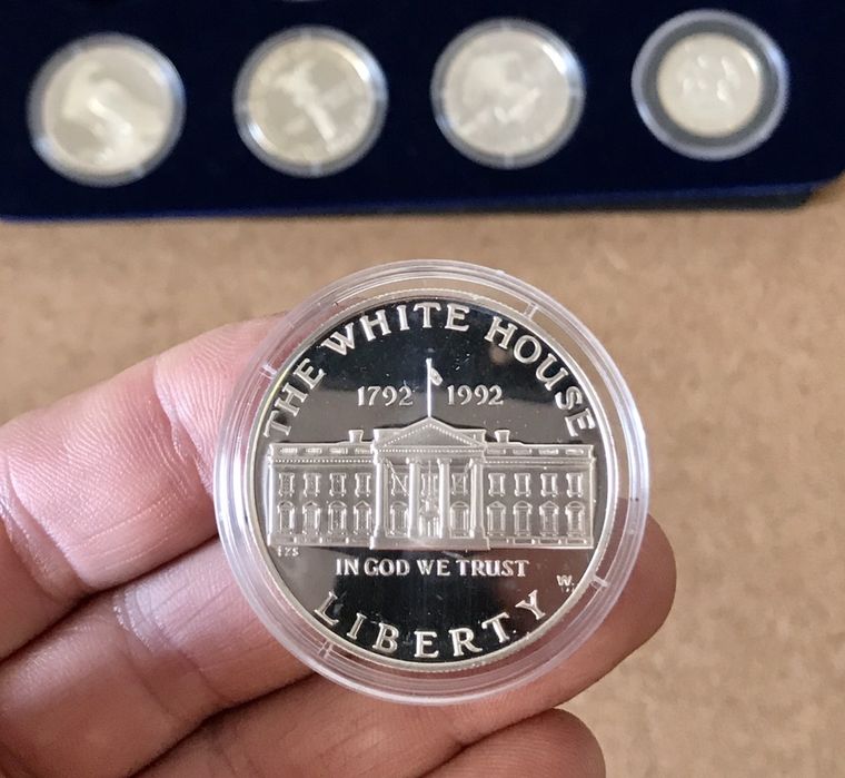 Dollars Comemorativos em Prata “Proof”