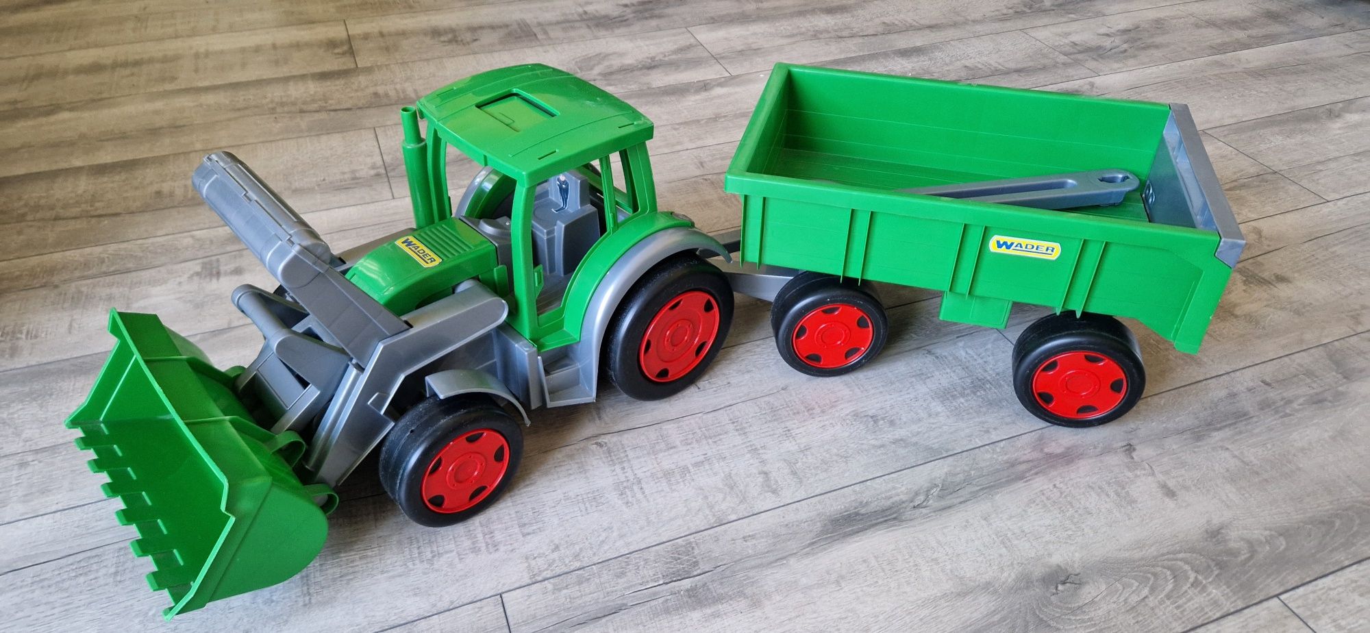 Jak Nowy Traktor Gigant Z Przyczepą Wader 120cm