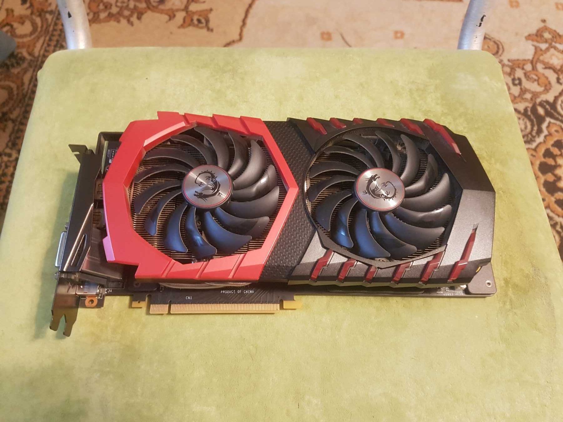 Відеокарта MSI GTX 1060 Gaming X 6G