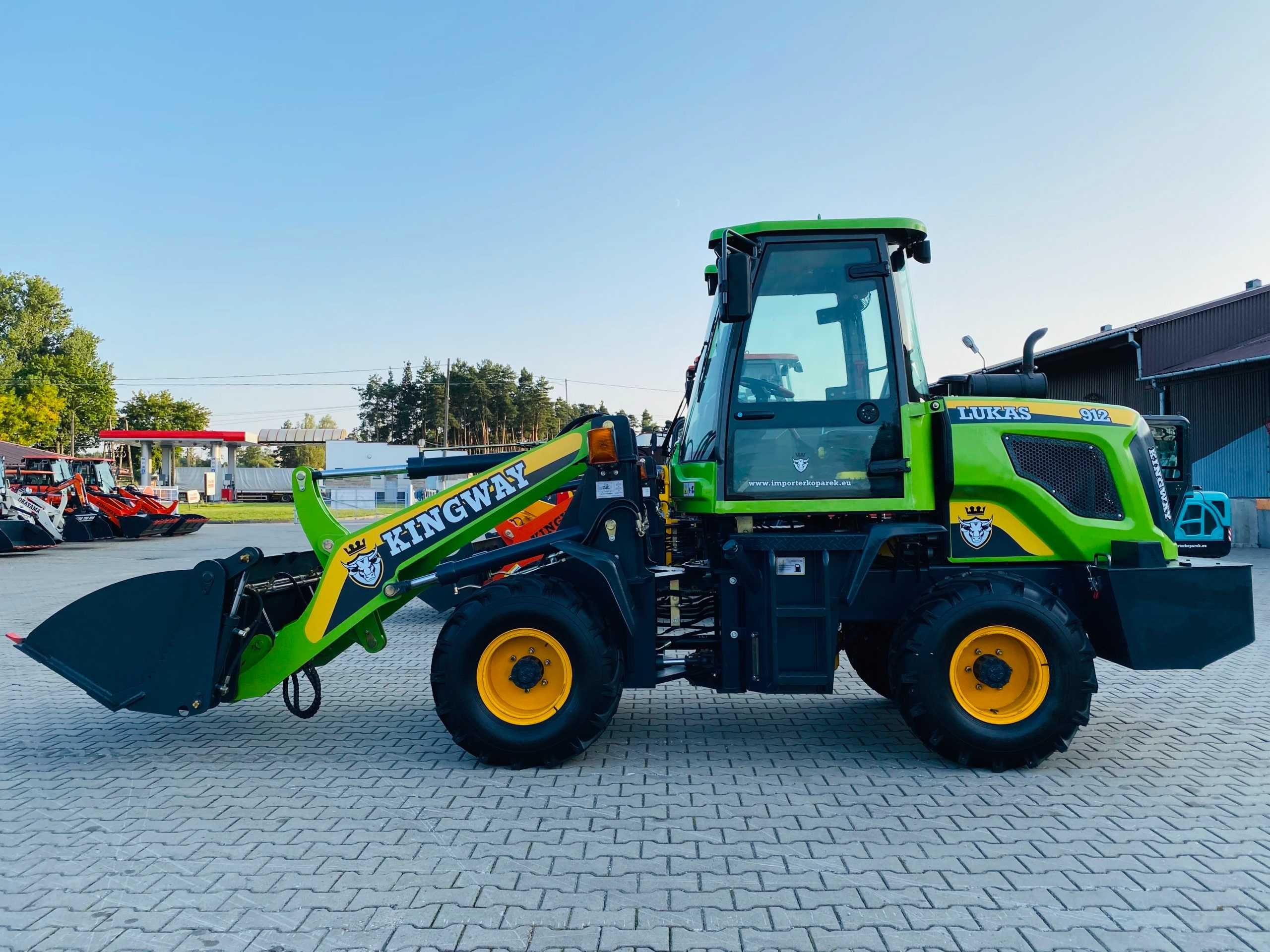 Ładowarka 912 LUKAS 4×4 1200kg od importera Kraków-Szyce