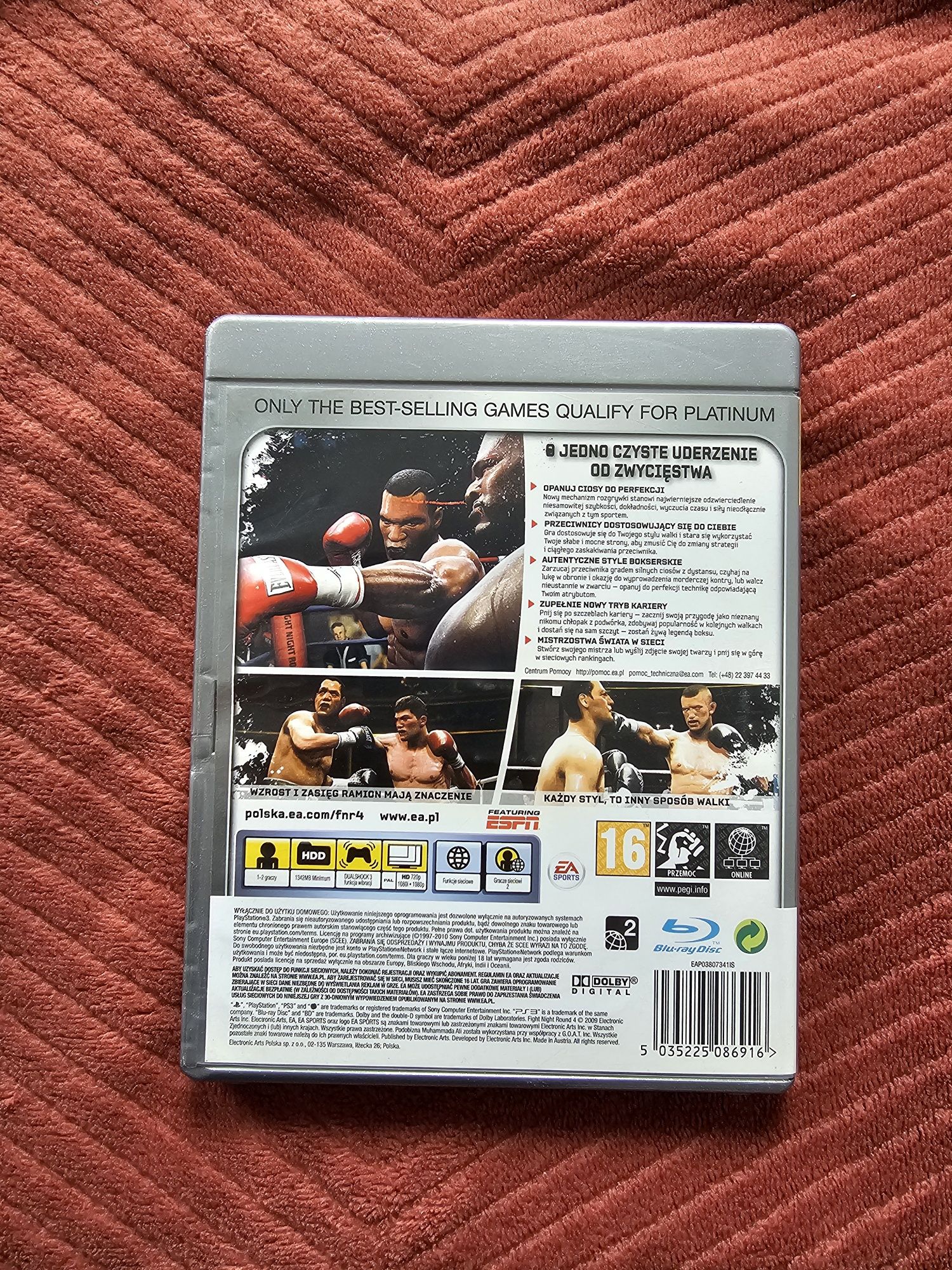 Fight Night Round 4 PlayStation 3 PS3 gra