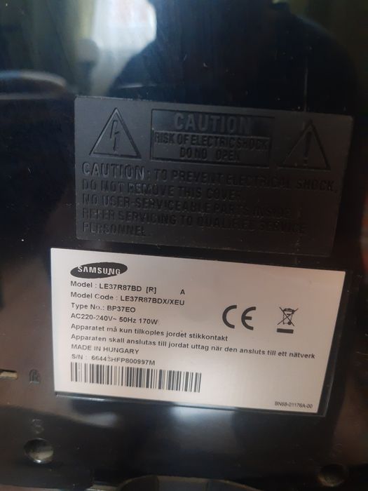 Telewizor Samsung LE37R87BD