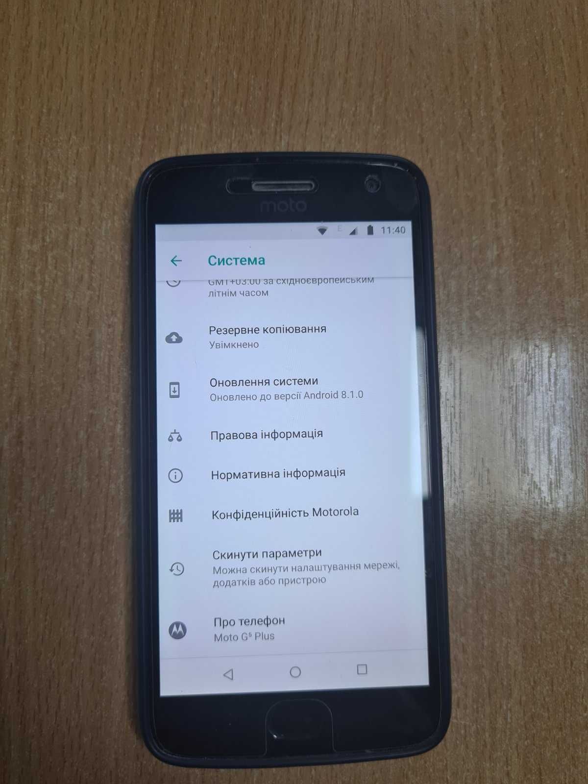 Motorola g 5 plus 3/32gb.