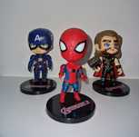 Conjunto 6 bonecos marvel
