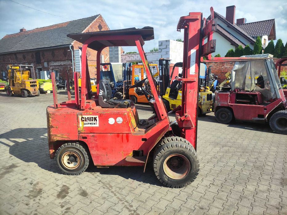 Wózek widłowy CLARK C500 3T Bliźniaki Terenowy Wolny Sk Linde Yale TCM