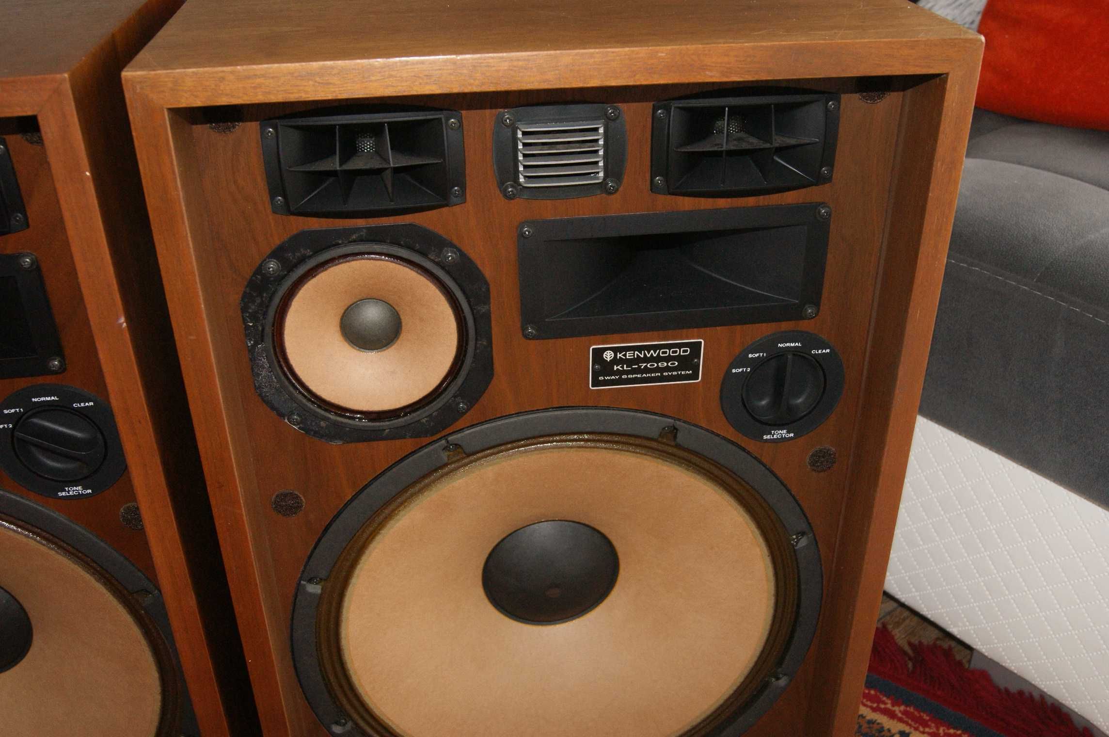 Kenwood KL-7090 japońskie nawyższy model bas 38cm, 120W, 23kg, 1973