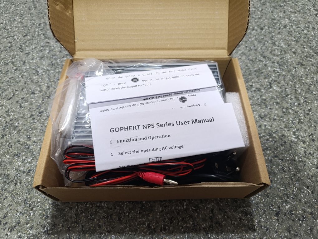 Лабораторный блок питания Gophert NPS 1600, блок живлення