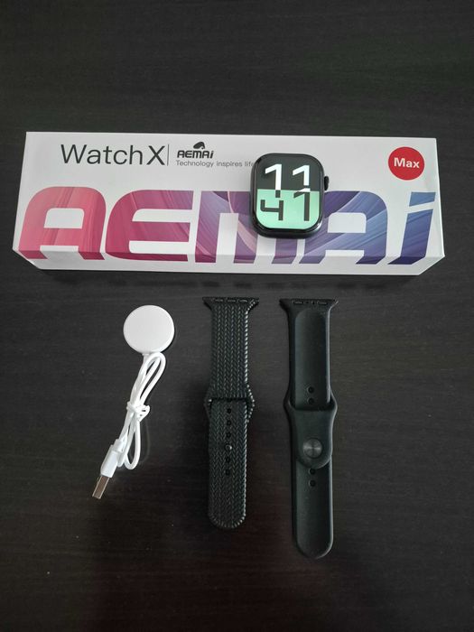 Smartwatch X Preto HD IPS e Monitorização Completa da Saúde Novos