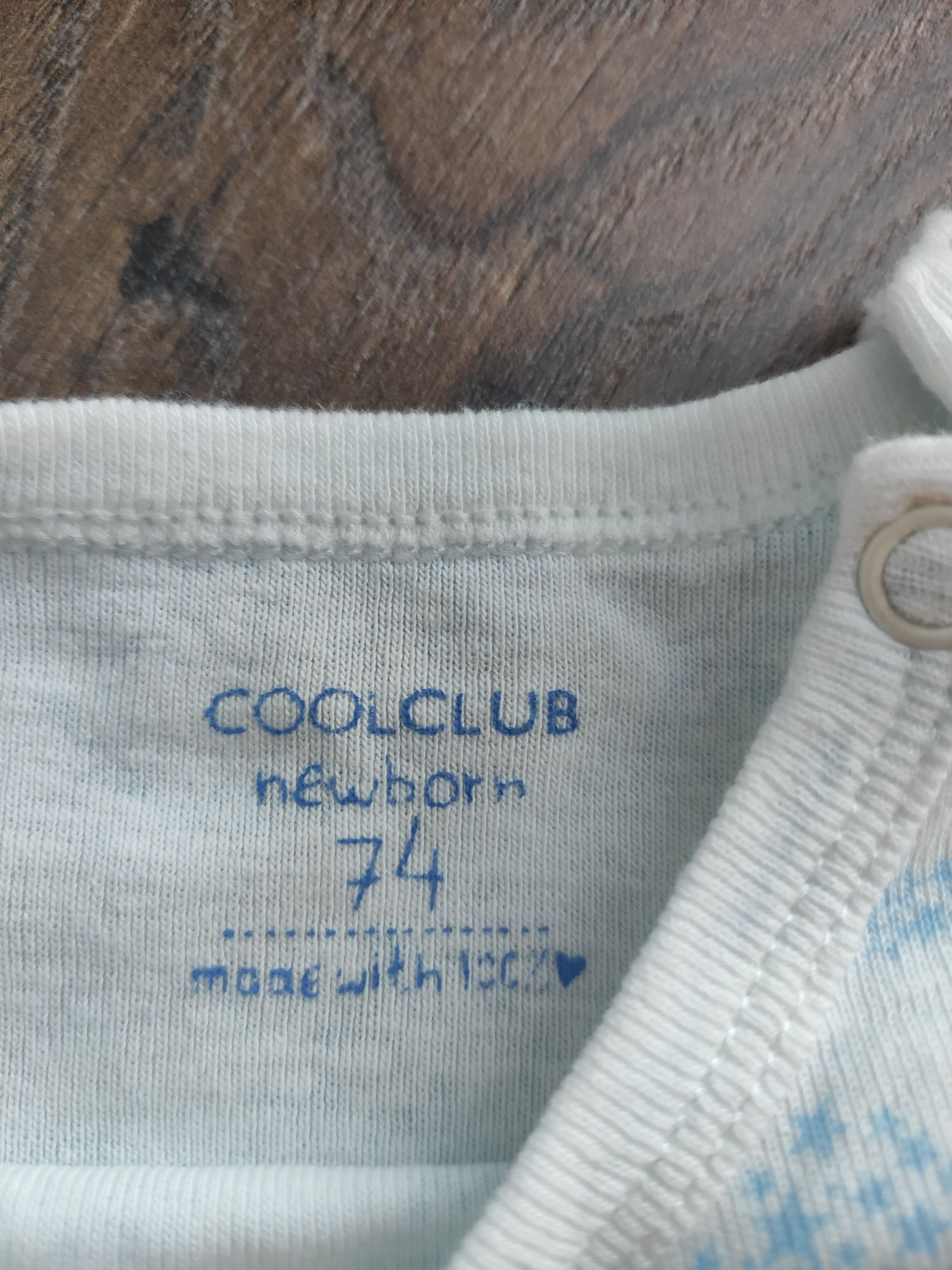 Zestaw cool club 74 spodnie ogrodniczki bluzka