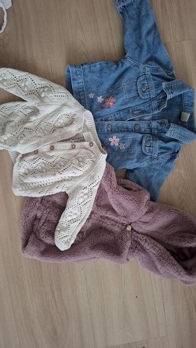 Paka ciuszków plus kombinezon i sukienka na chrzest rozmiar 68