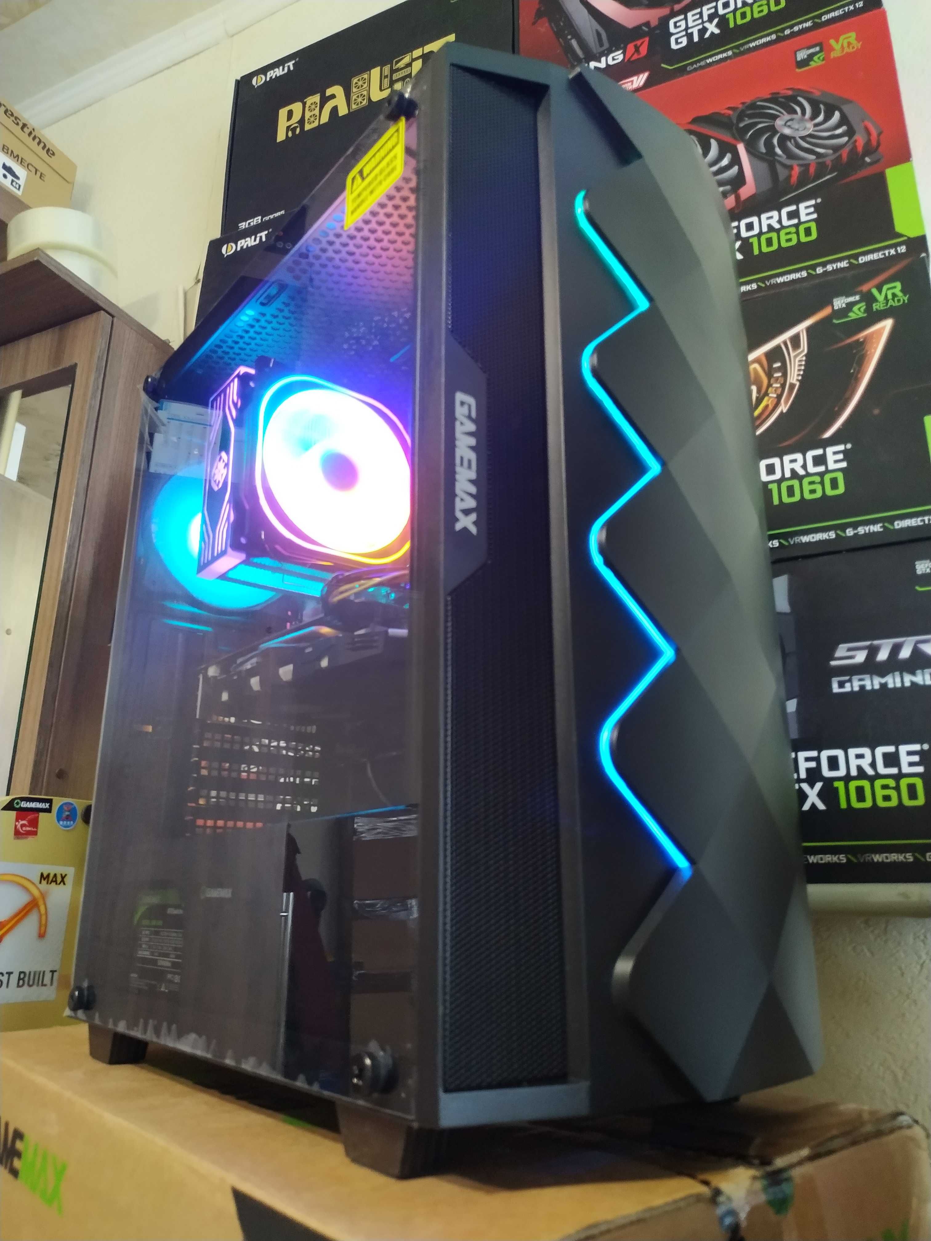 Ігровий комп'ютер AMD RYZEN 5 3600 4.2GHZ, GTX 1060, 16GB DDR4,SSD+HDD