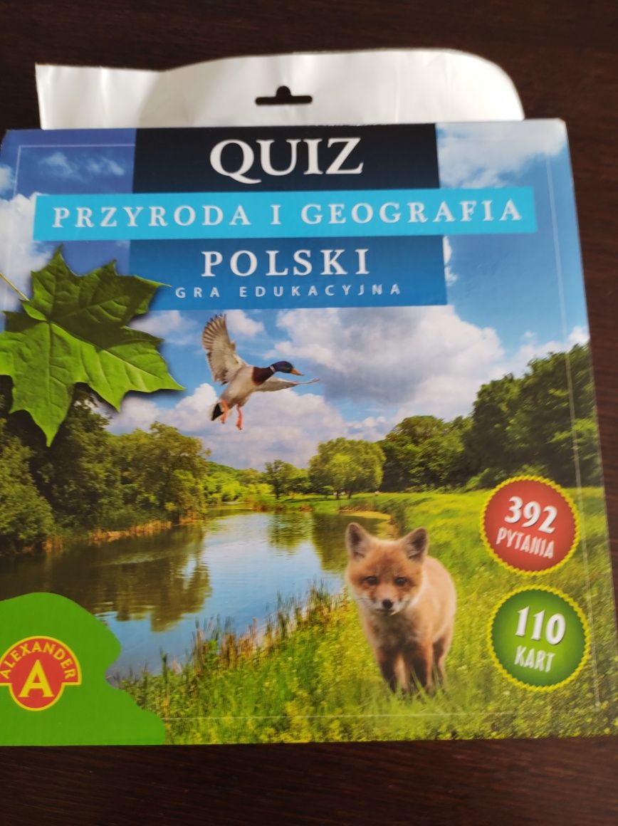 Quiz gra edukacyjna przyroda i geografia Polski Aleksander