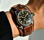 Zegarek vintage DOXA Pilot 36mm - Wojskowy Lata 30' - Mechaniczny