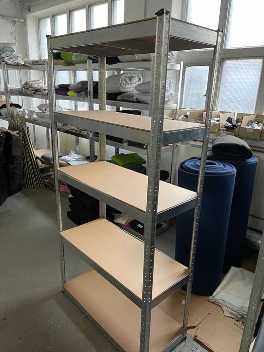 Regał magazynowy, do garażu, warsztatu, 180x90x40cm 5 półek, jak nowy