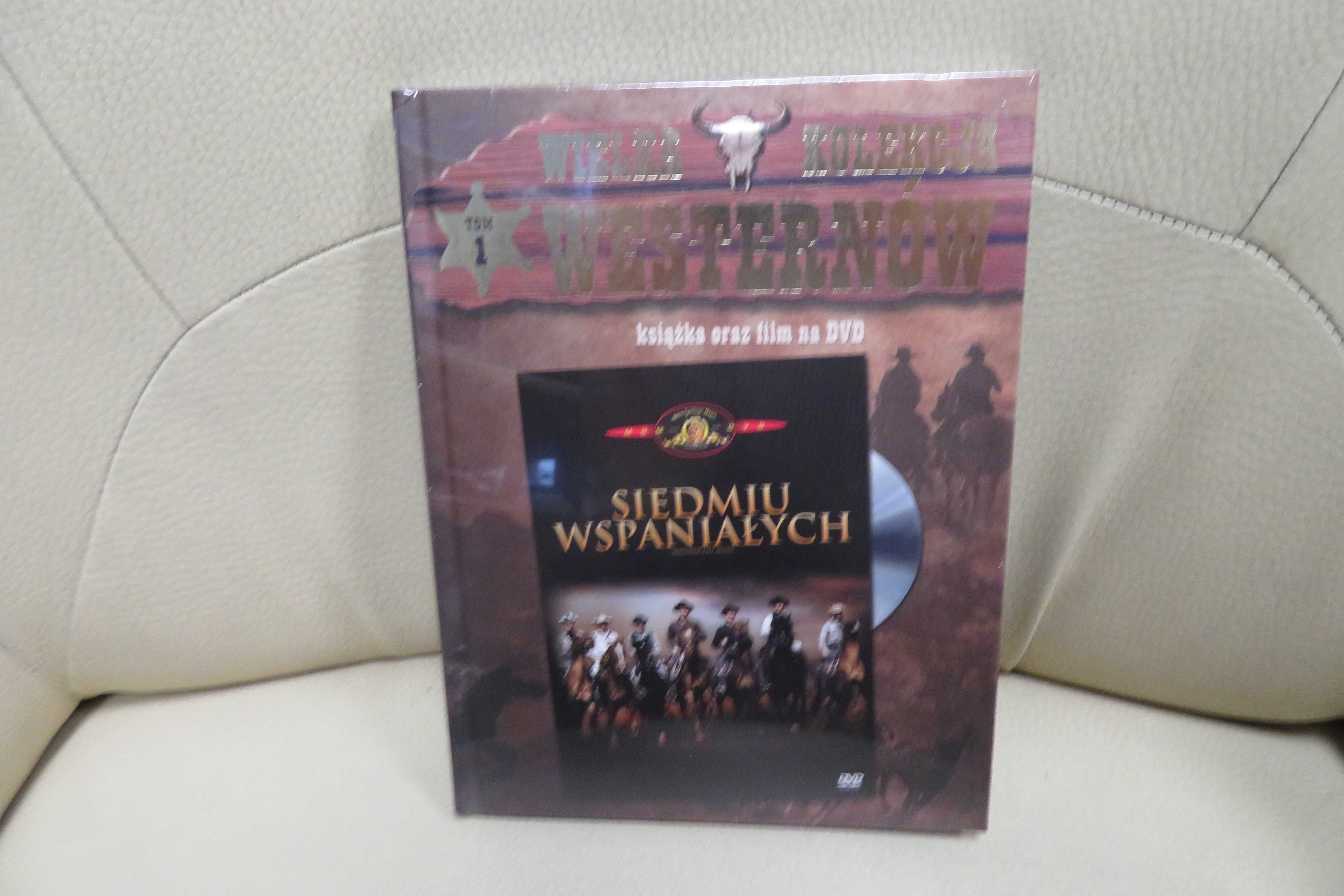 SIEDMIU WSPANIAŁYCH -DVD ( Wielka kolekcja westernów ) -nowy , folia