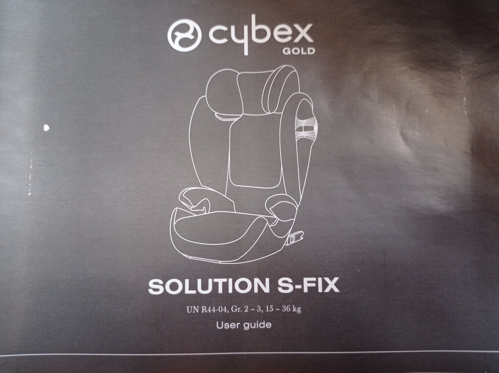 Cybex gold solution s-fix 15-36kg