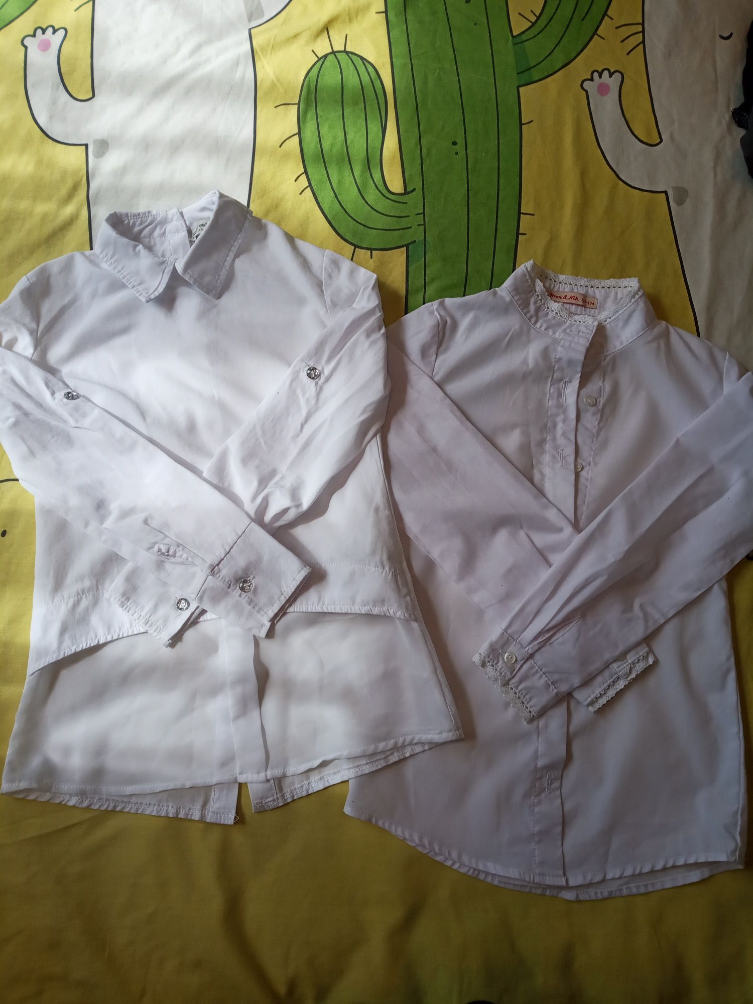 Школьные белые рубашки