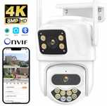 Kamera IP wewnętrzna, zewnętrzna IMZ 4K Dual Lens WiFi PTZ Onvif
