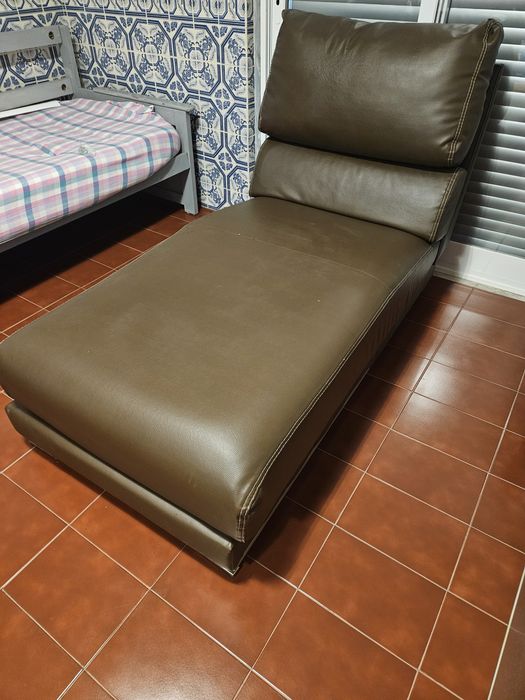 Parte do sofá chaise longue