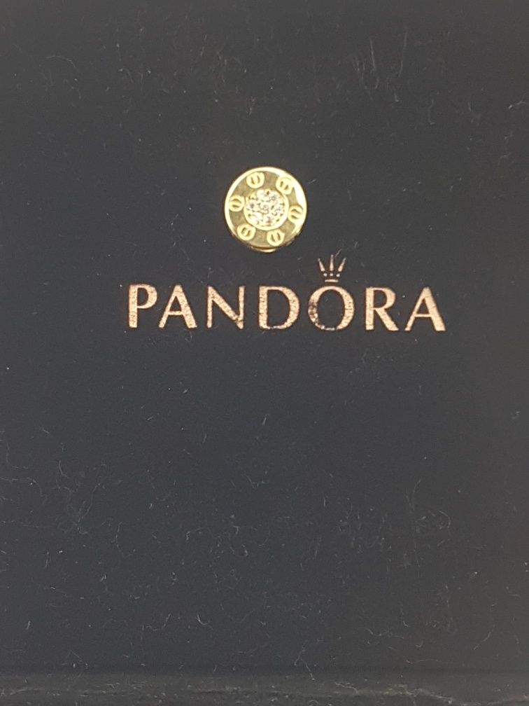 Złoty element charms na bransoletkę Pandora 14k.Nowy (316)