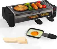 Raclette grill elektryczny HengBO SC-508-3 czarny 700 W