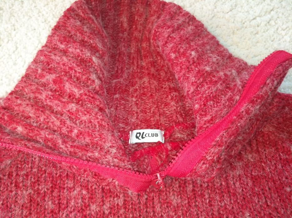 Sweter sweterek BIG STAR 36 czerwony przejściowy jesienny zima
