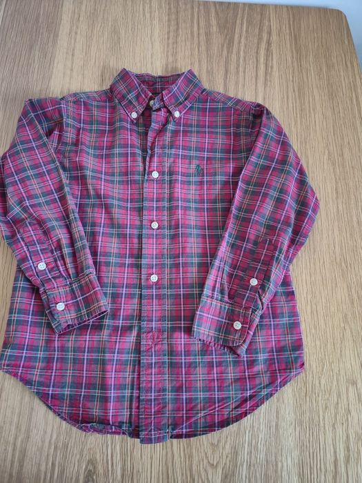 Świąteczna koszula dla chłopca ralph Lauren 110