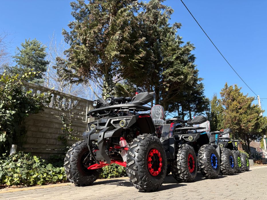 QUAD 150 Pelikan RUGBY NAJMOCNIEJSZY Ledy Hak Raty Dostawa Duże Koła