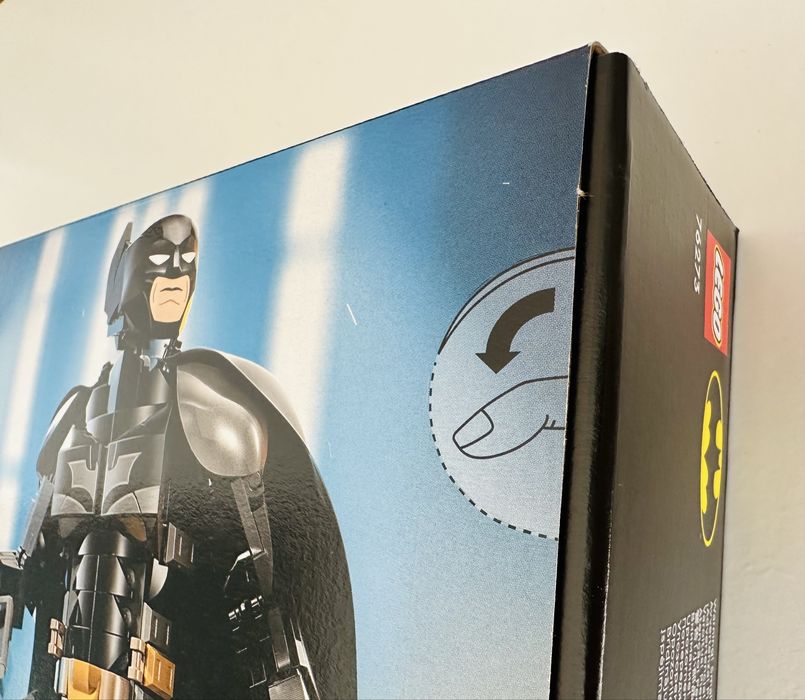 Figura construção LEGO Batman e Mota Bat-Pod selado c/ fatura