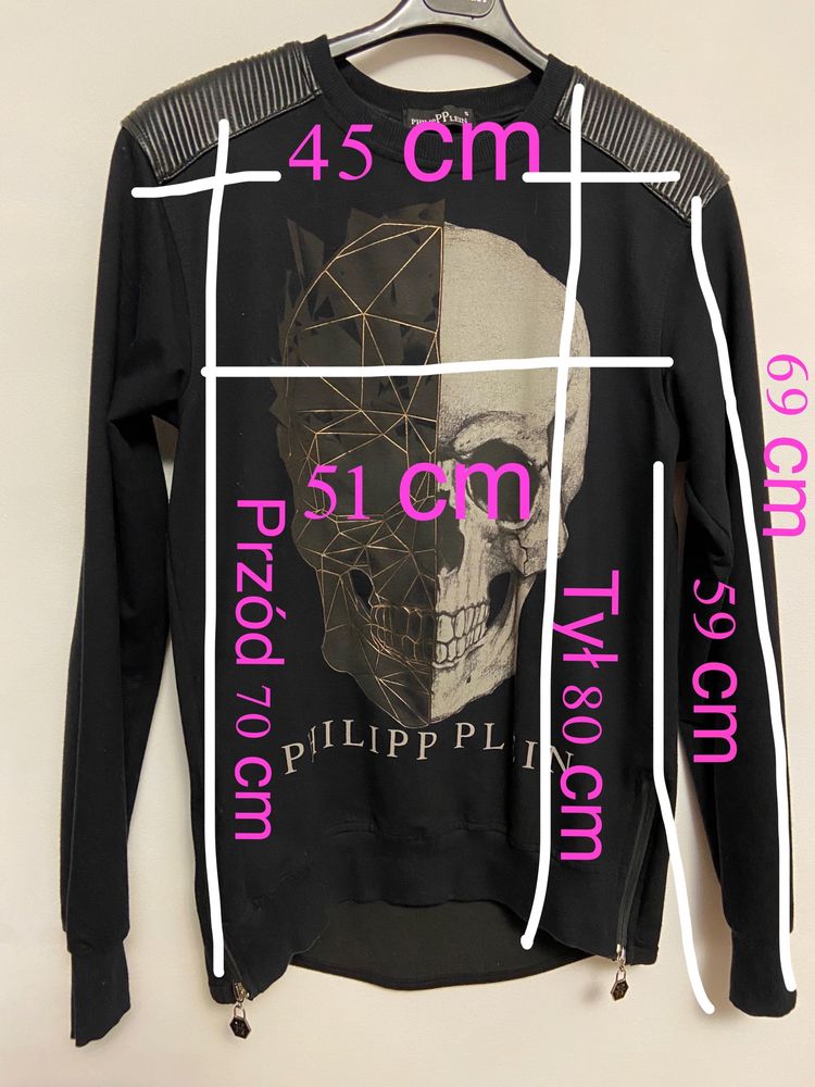 Bluza Philipp Plein. Rozmiar S. Unikatowa.