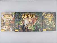 Zaginiona Wyspa Arnak + 2 dodatki + insert + koszulki premium