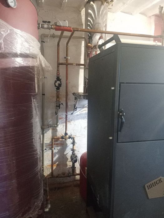 Монтаж твердотоаливных котлов, електрокотлов, газовых, буферные емуост