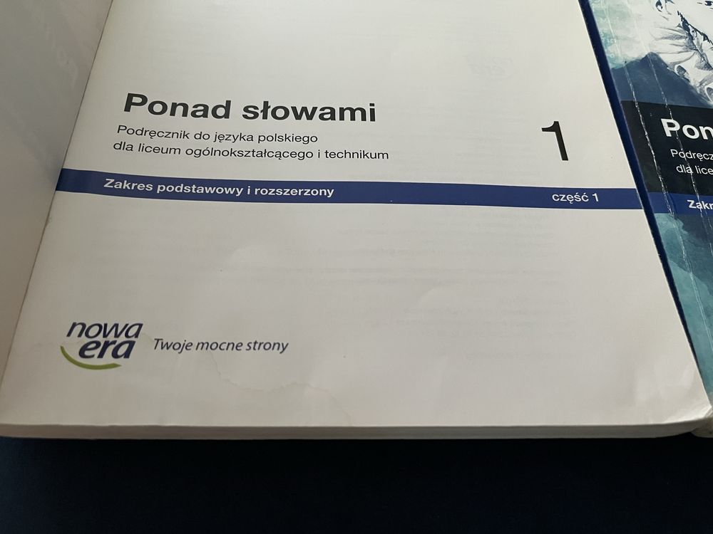 Ponad słowami 1 Nowa Era, część 1