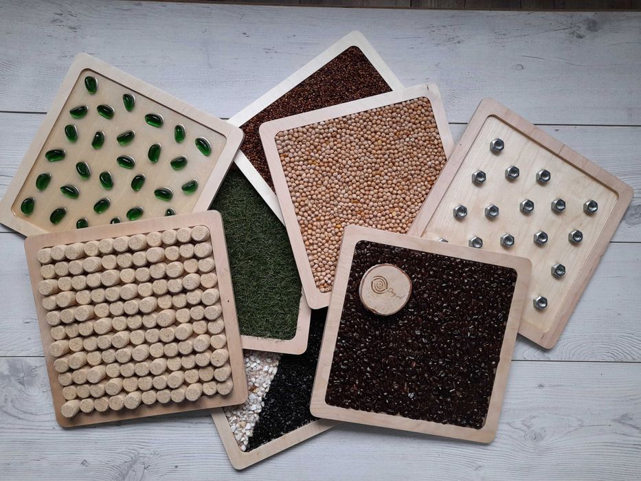 Ścieżka sensoryczna Panele Sensoryczne Sensorki 30x30 cm