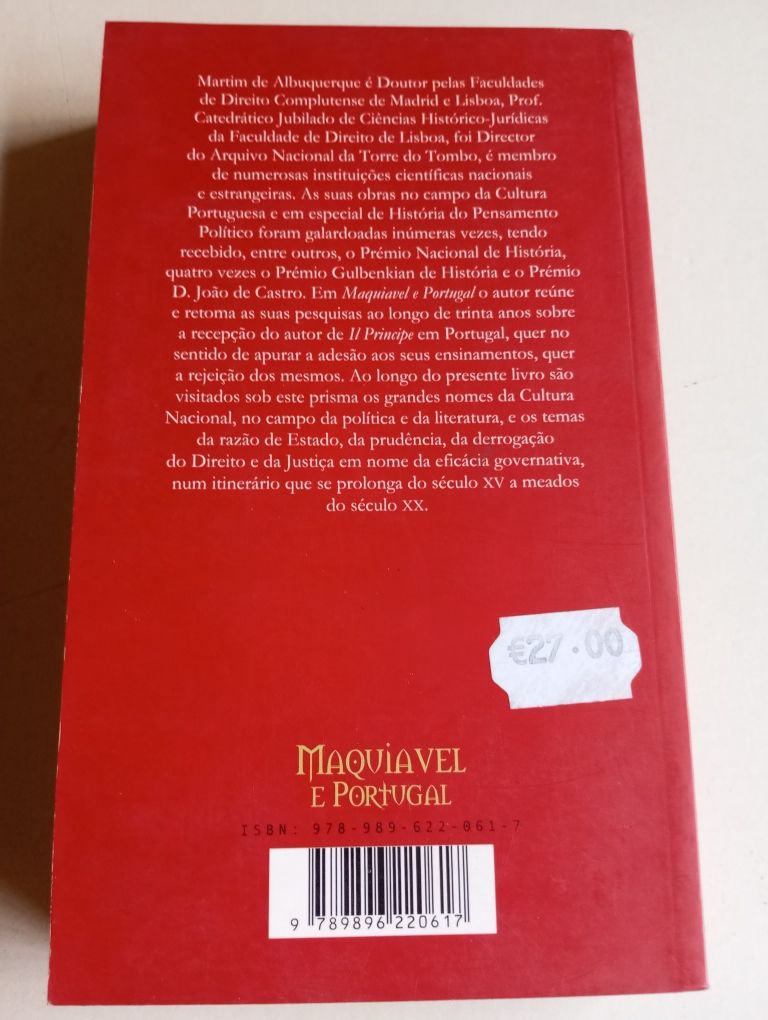 Martim de Albuquerque - Maquiavel e Portugal