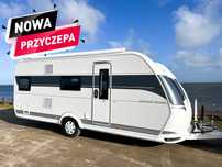 Wynajem przyczepy kempingowej Hobby 545 KMF  6osób  bogato wyposażona