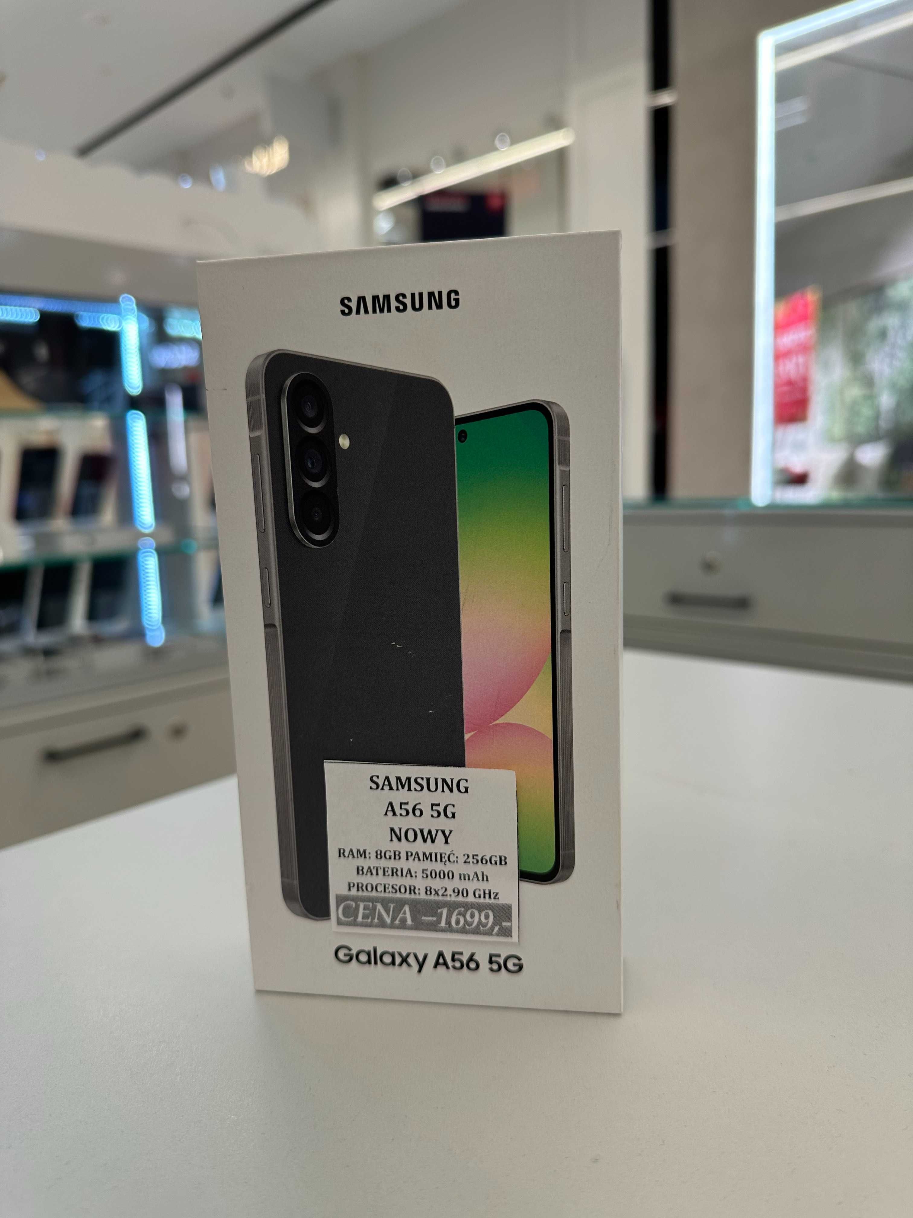 Samsung A56 5G 8/256GB NOWY Topcase Vivo *Raty 0%