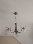 Lampa żyrandol i kinkiety