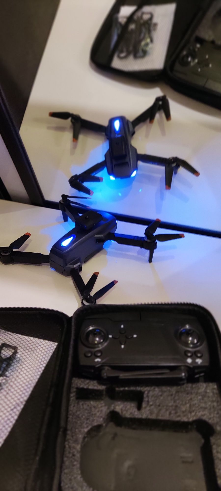 Nowy dron podwójna kamera 8k HD poczwórna Stabilizacja lotu walizka