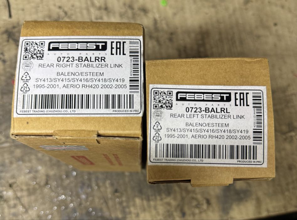 Стойки стабилизатора  Febest 0723-BALRL, 0723-BALRR