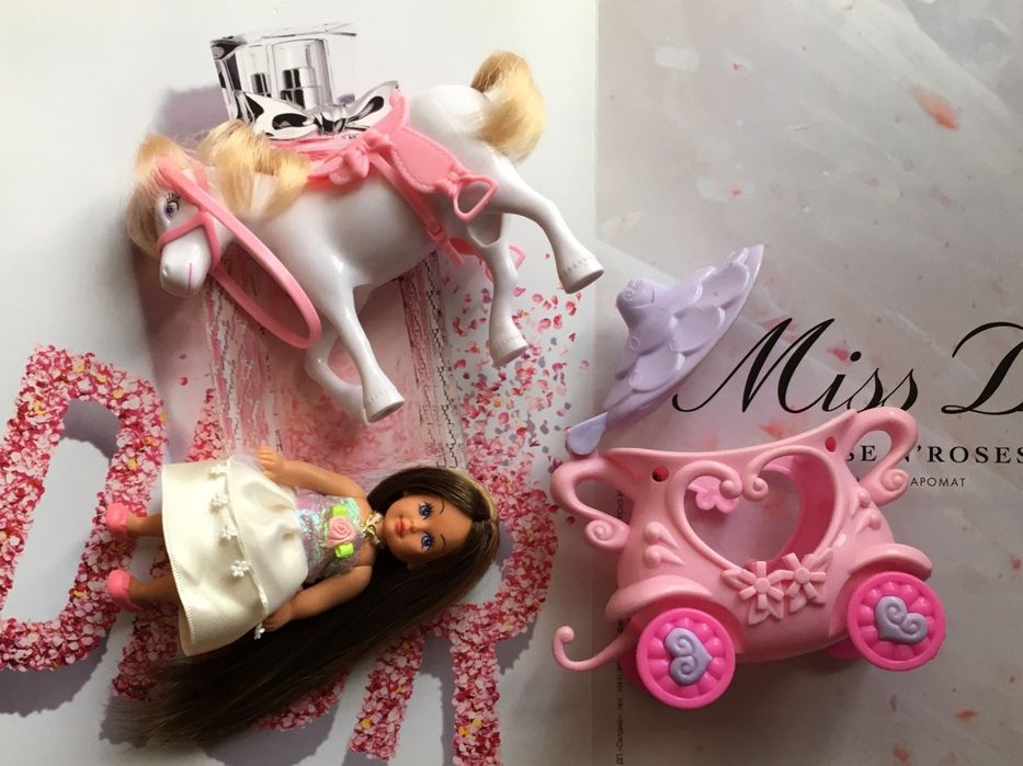 Лошадь лошадка Барби Barbie Mattel с упряжкой steffi evi horse 

лошад