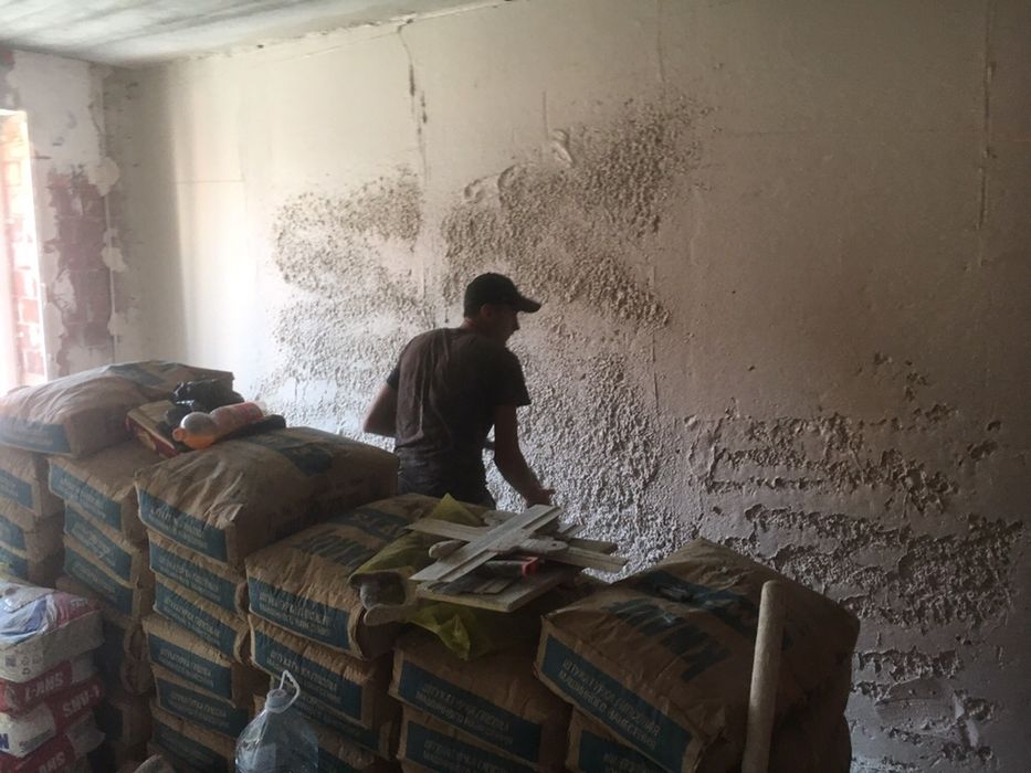 Машинна штукатурка. Стяжка