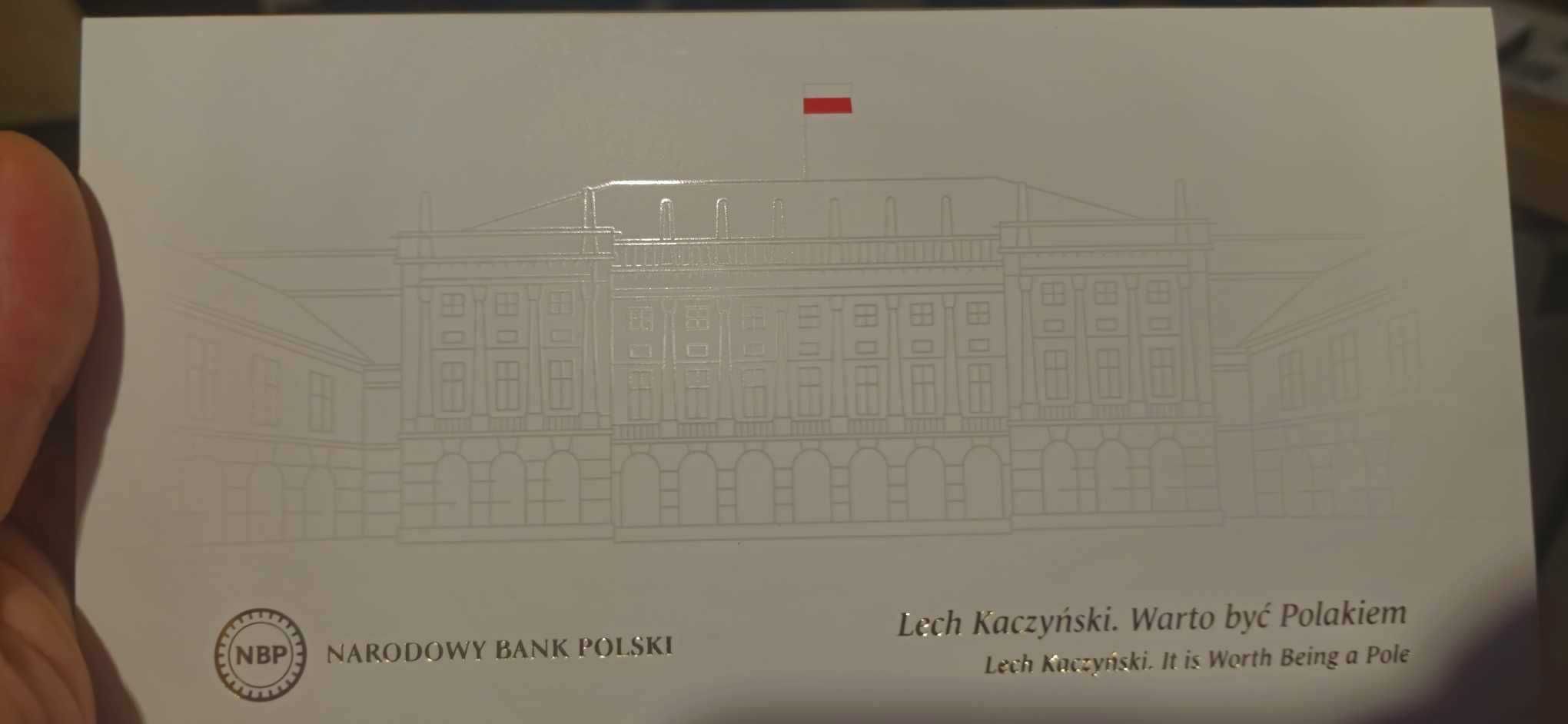 Banknot 20 złotych 2021 Lech Kaczyński. Warto być Polakiem