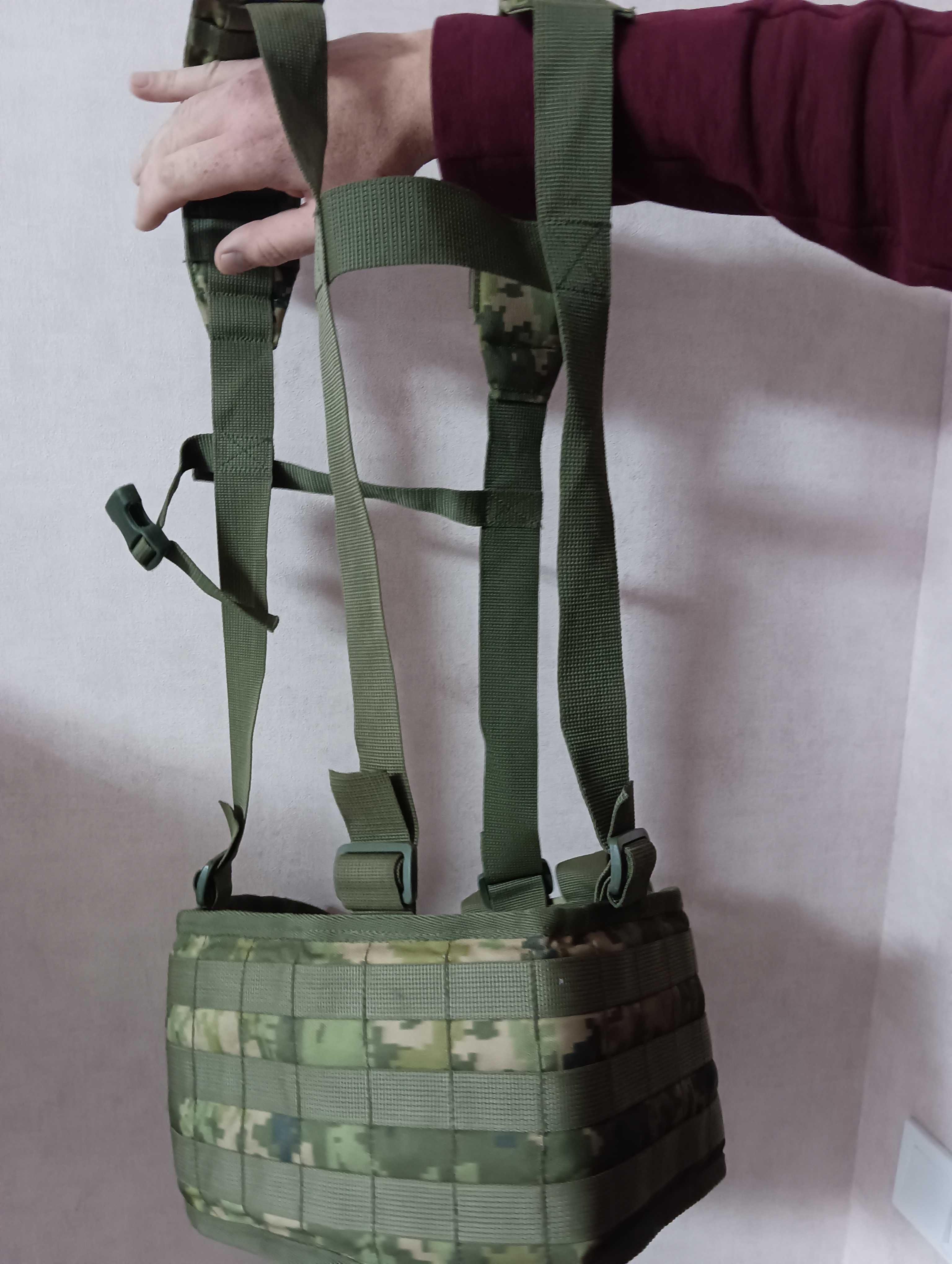 Ремень разгрузочный с лямками РПС для военных солдат ВСУ камуфляж