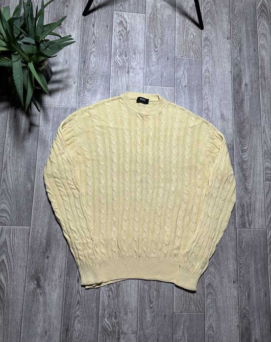 Светр Hugo Boss Vintage Knitted Yellow Sweater