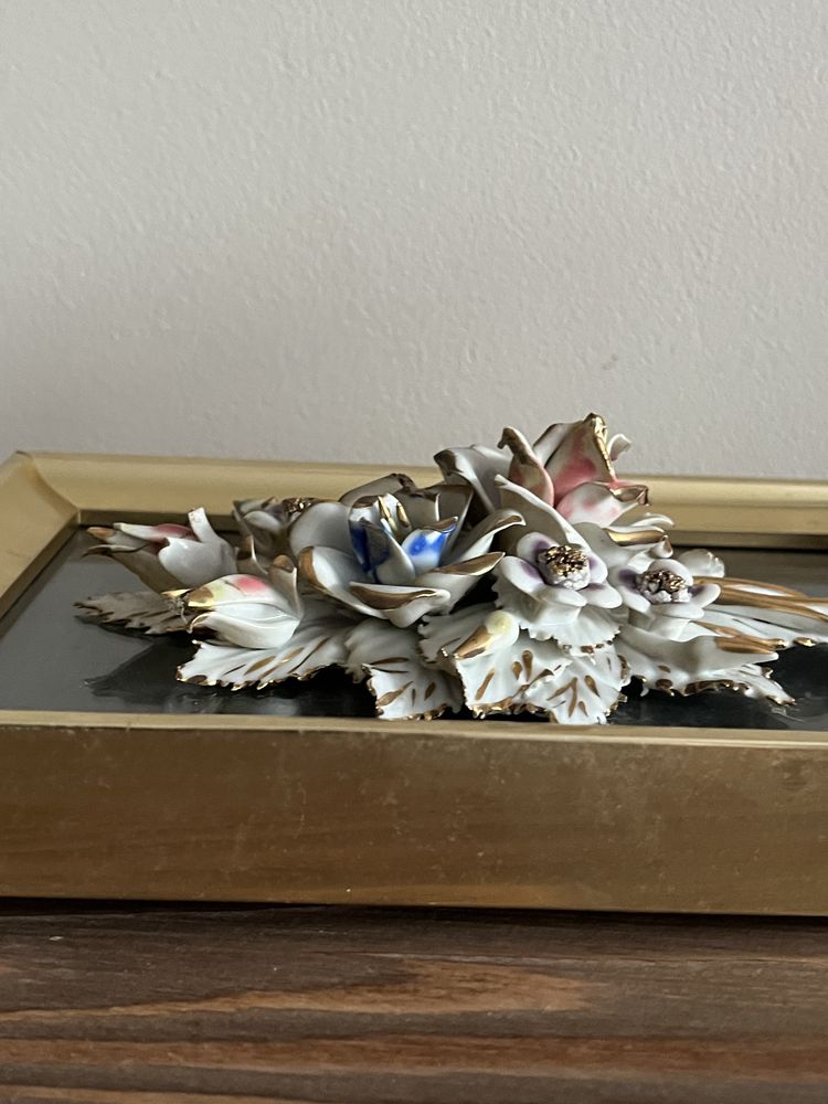 Obrazek kwiat porcelana piękny przedmiot Vintage stylowe Starocia