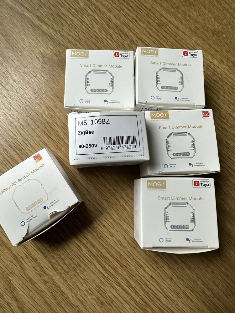 Moes 5 Dimmers | 1 Switch Zigbee 3.0